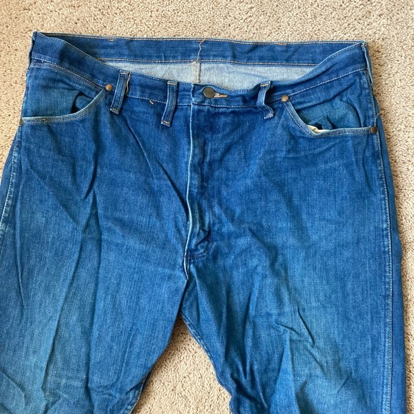 Vintage Maverick jeans mens 40x32 cowboy denim jeans USA made - Picture 3 of 5